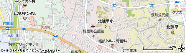 長崎県諫早市城見町28-27周辺の地図