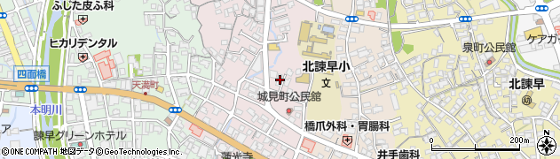 長崎県諫早市城見町29-34周辺の地図