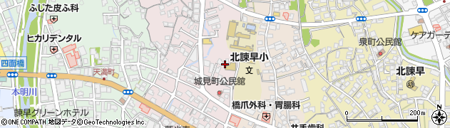 長崎県諫早市城見町28周辺の地図