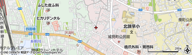 長崎県諫早市城見町10-30周辺の地図