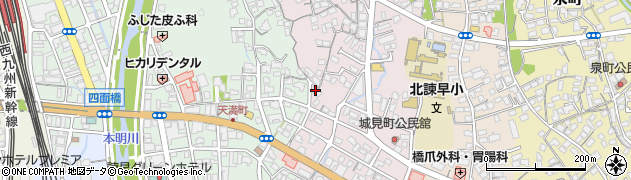 長崎県諫早市城見町10-28周辺の地図