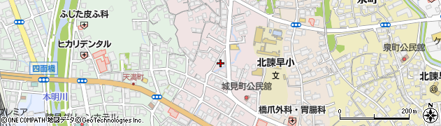 長崎県諫早市城見町8周辺の地図