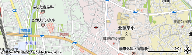 長崎県諫早市城見町10周辺の地図