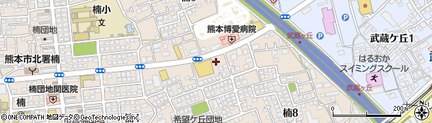 串カツ田中　楠店周辺の地図