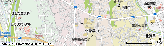 長崎県諫早市城見町29周辺の地図