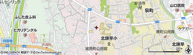 長崎県諫早市城見町29-50周辺の地図