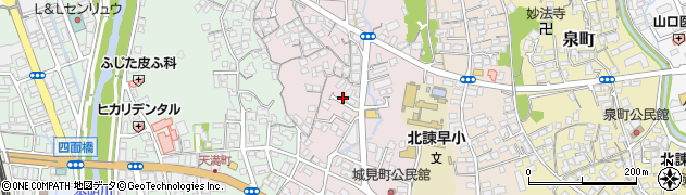 長崎県諫早市城見町7周辺の地図