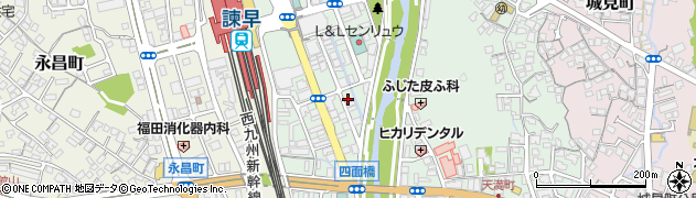 いぶき地　諫早駅前店周辺の地図