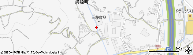 長崎県大村市溝陸町周辺の地図