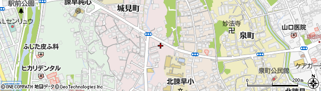 長崎県諫早市城見町29-3周辺の地図