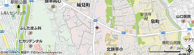 長崎県諫早市城見町29-58周辺の地図