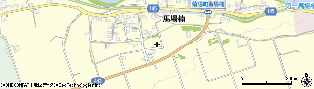 熊本県菊池郡菊陽町馬場楠353周辺の地図