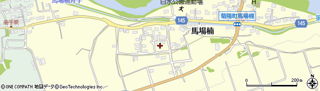 熊本県菊池郡菊陽町馬場楠483周辺の地図