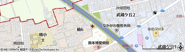 ＫＤＳ熊本ドライビングスクール周辺の地図