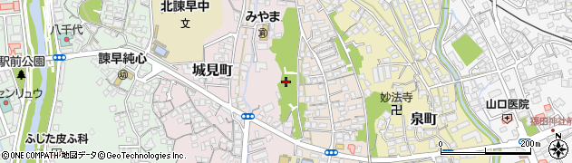 長崎県諫早市城見町30周辺の地図