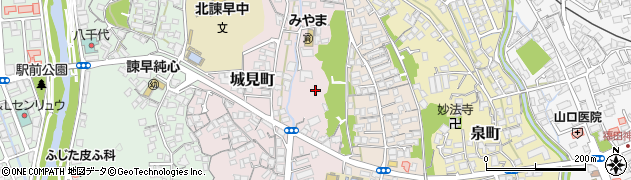 長崎県諫早市城見町31周辺の地図