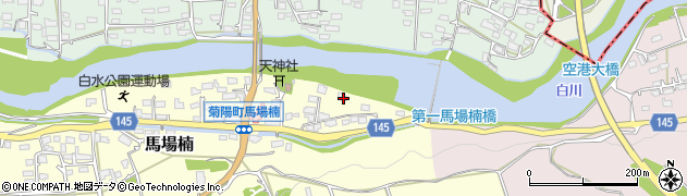 熊本県菊池郡菊陽町馬場楠16周辺の地図