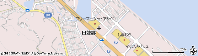 アシベ長崎時津店周辺の地図