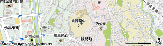 長崎県諫早市城見町35周辺の地図
