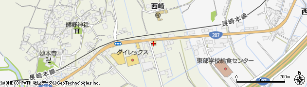ジョイフル 諫早小豆崎店周辺の地図