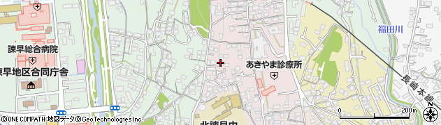 長崎県諫早市城見町41周辺の地図