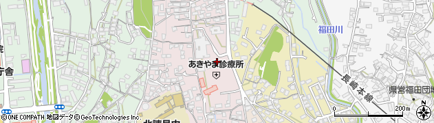 長崎県諫早市城見町43周辺の地図