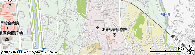 長崎県諫早市城見町42周辺の地図