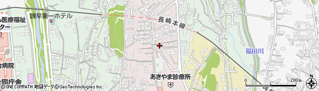 長崎県諫早市城見町44-43周辺の地図