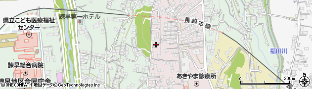 長崎県諫早市城見町46周辺の地図