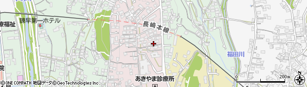 長崎県諫早市城見町44-39周辺の地図