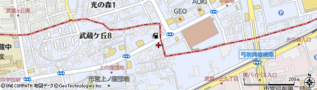 株式会社ワールドインテック熊本営業所周辺の地図