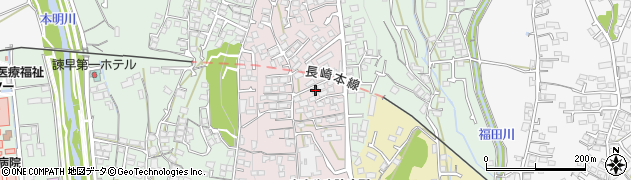 長崎県諫早市城見町44-10周辺の地図
