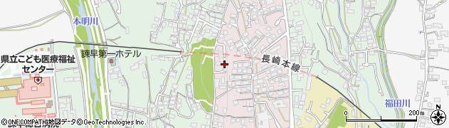 長崎県諫早市城見町47-1周辺の地図