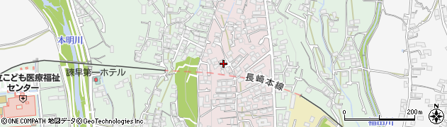 長崎県諫早市城見町47-37周辺の地図