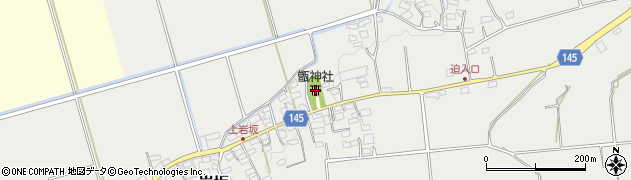 甑神社周辺の地図