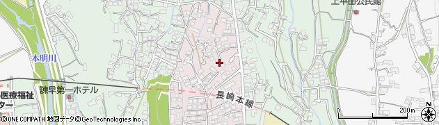 長崎県諫早市城見町49-17周辺の地図