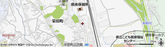 栄田町公民館周辺の地図