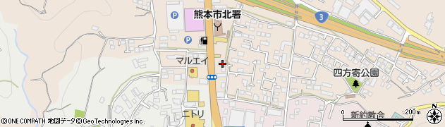 熊本県熊本市北区四方寄町508周辺の地図