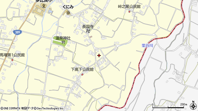 〒859-1324 長崎県雲仙市国見町多比良丁の地図