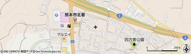 熊本県熊本市北区四方寄町519周辺の地図