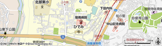 菊南病院 ショートステイ周辺の地図