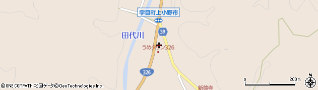 宇目タクシー　本社周辺の地図