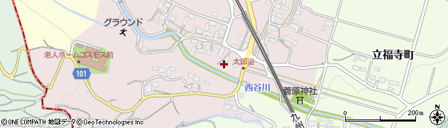熊本県熊本市北区太郎迫町355周辺の地図