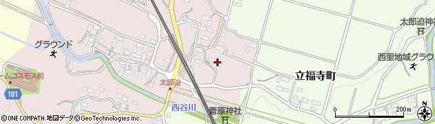 熊本県熊本市北区太郎迫町418周辺の地図