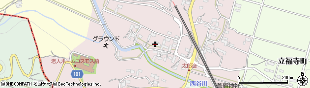 熊本県熊本市北区太郎迫町318周辺の地図