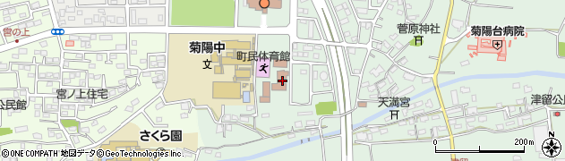 菊陽町福祉支援センター　給食サービス周辺の地図