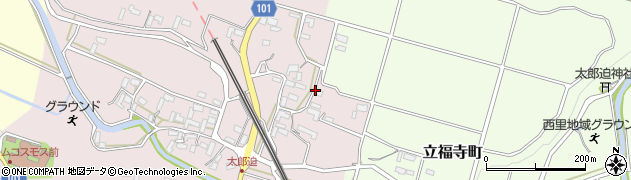 熊本県熊本市北区太郎迫町周辺の地図
