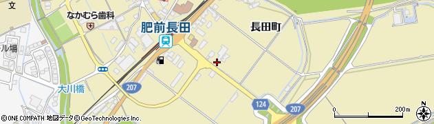 長崎県諫早市長田町2162周辺の地図