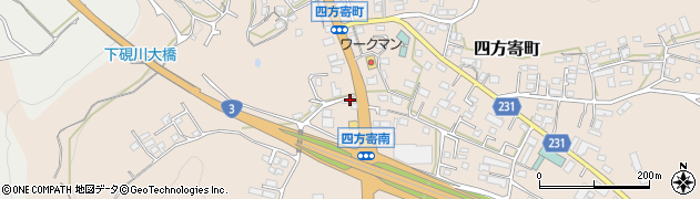 熊本県熊本市北区四方寄町1657周辺の地図