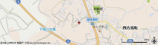 熊本県熊本市北区四方寄町1640周辺の地図